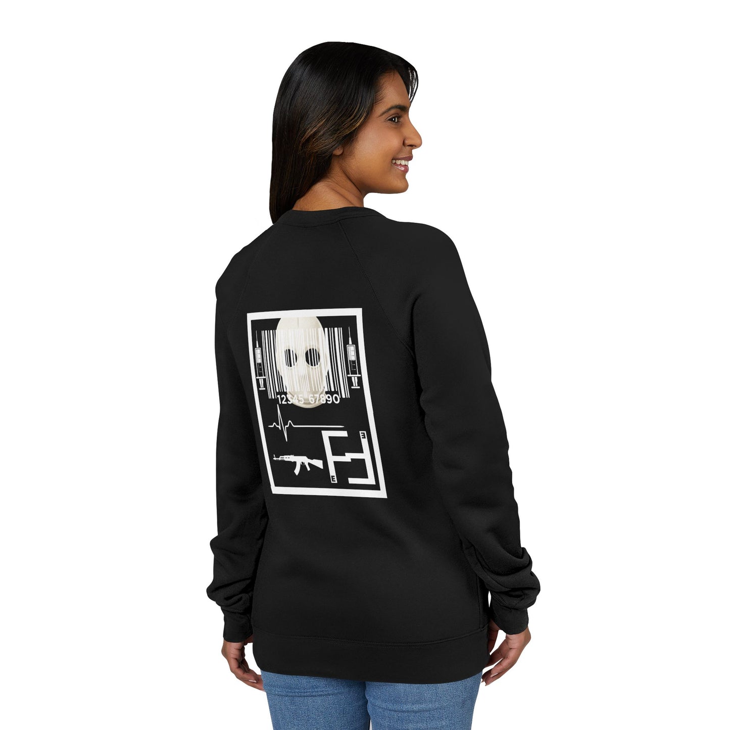 Fefe Void Designer Sweatshirt — Tactical Barcode Design