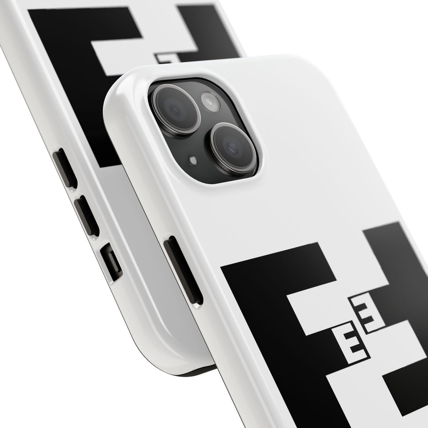 Fefe Designer Tough Phone Case — Bold Black Fefe Designer Monogram