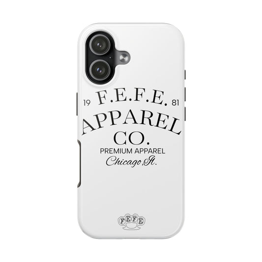 Fefe Designer Tough Phone Case — Vintage 'F.E.F.E. Apparel Co. Premium Apparel Chicago, IL' Logo