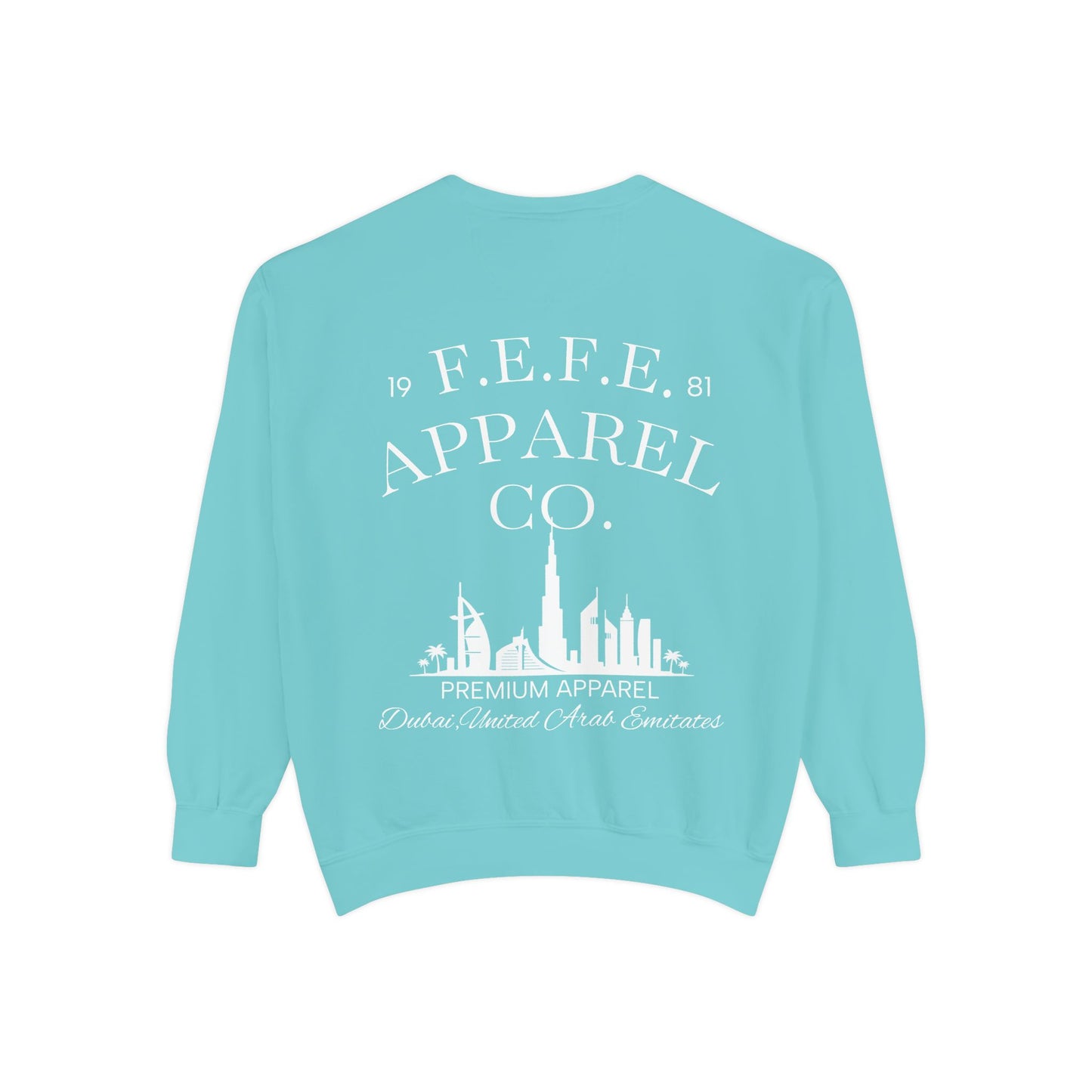 Fefe Classic Garment-Dyed  Designer Sweatshirt