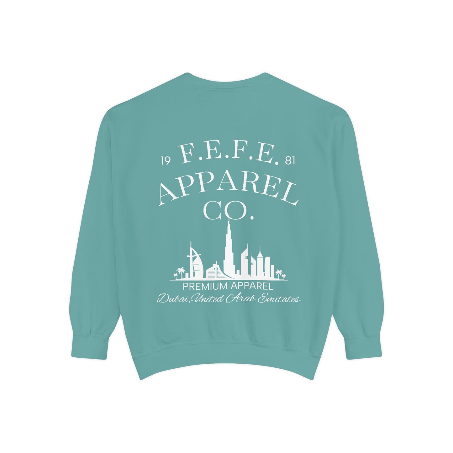 Fefe Classic Garment-Dyed  Designer Sweatshirt
