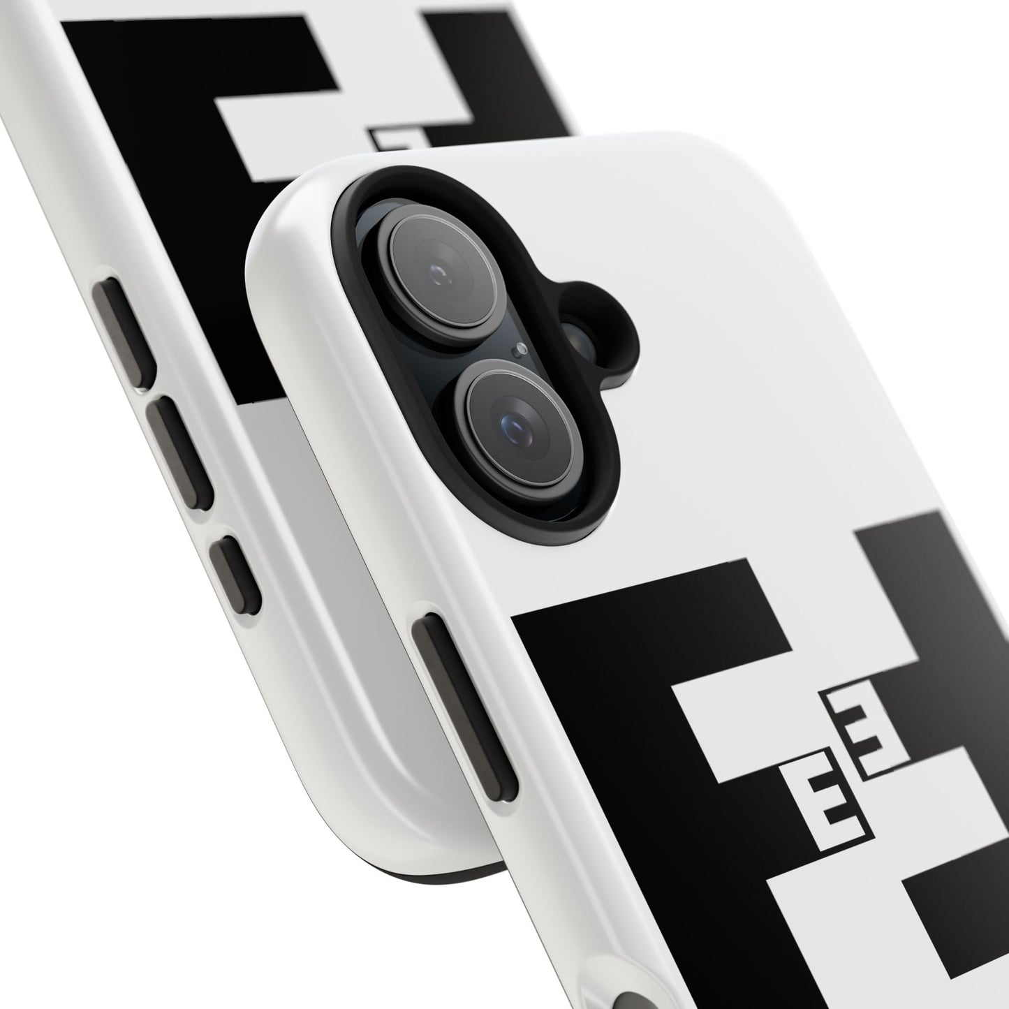 Fefe Designer Tough Phone Case — Bold Black Fefe Designer Monogram
