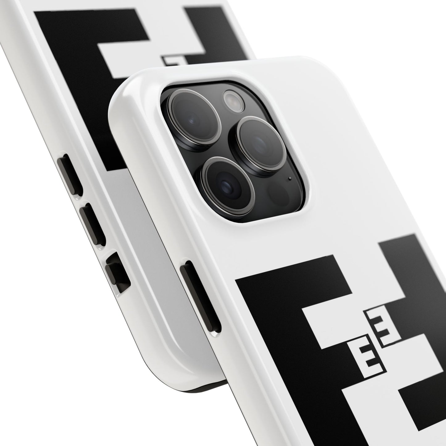 Fefe Designer Tough Phone Case — Bold Black Fefe Designer Monogram