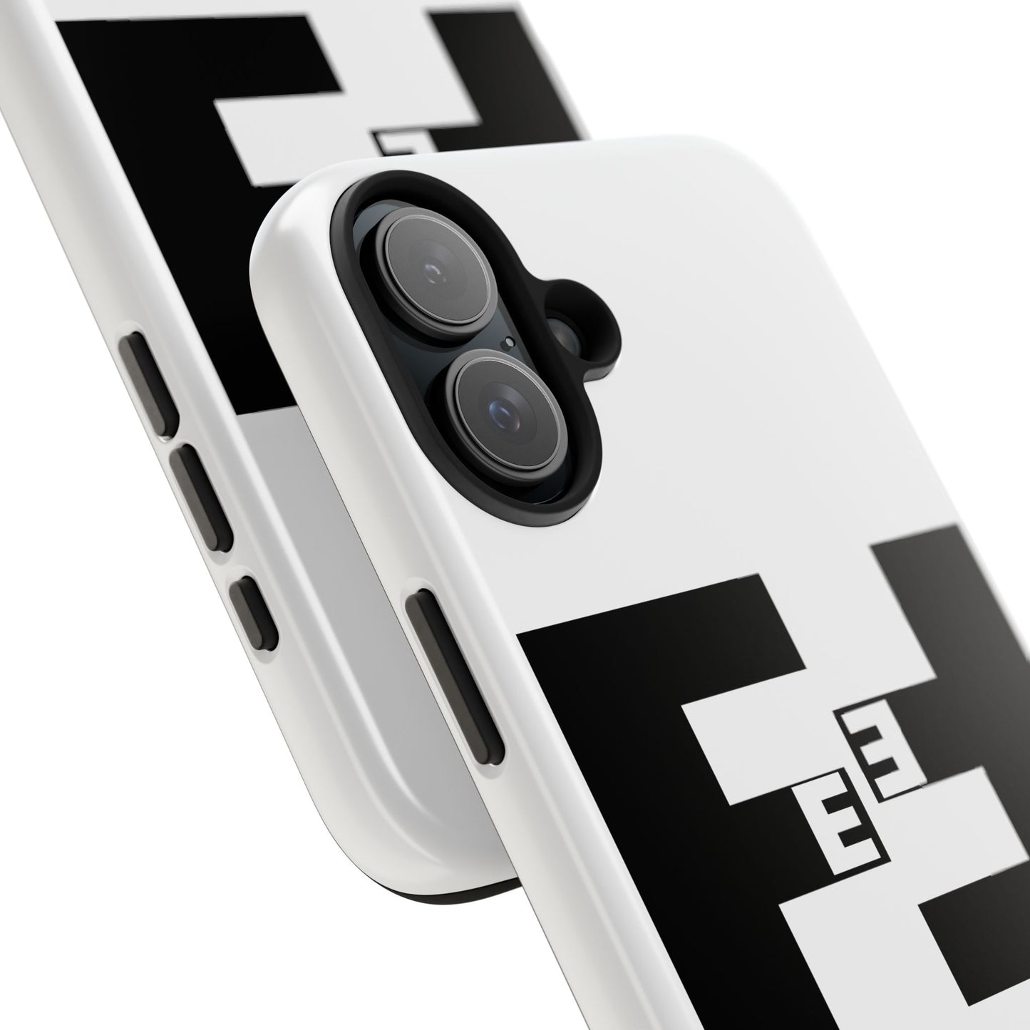 Fefe Designer Tough Phone Case — Bold Black Fefe Designer Monogram