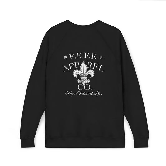 Fleur-de-Lis Raglan Sweatshirt — New Orleans Apparel Co. Crewneck
