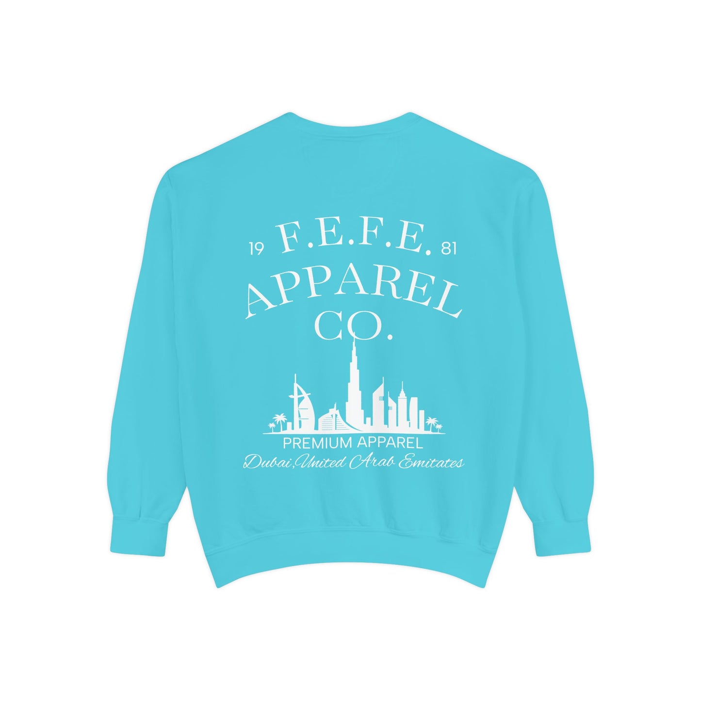 Fefe Classic Garment-Dyed  Designer Sweatshirt