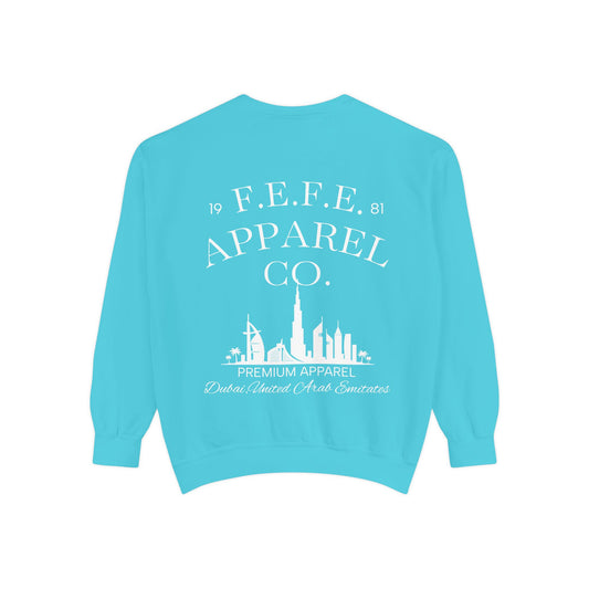Fefe Classic Garment-Dyed  Designer Sweatshirt