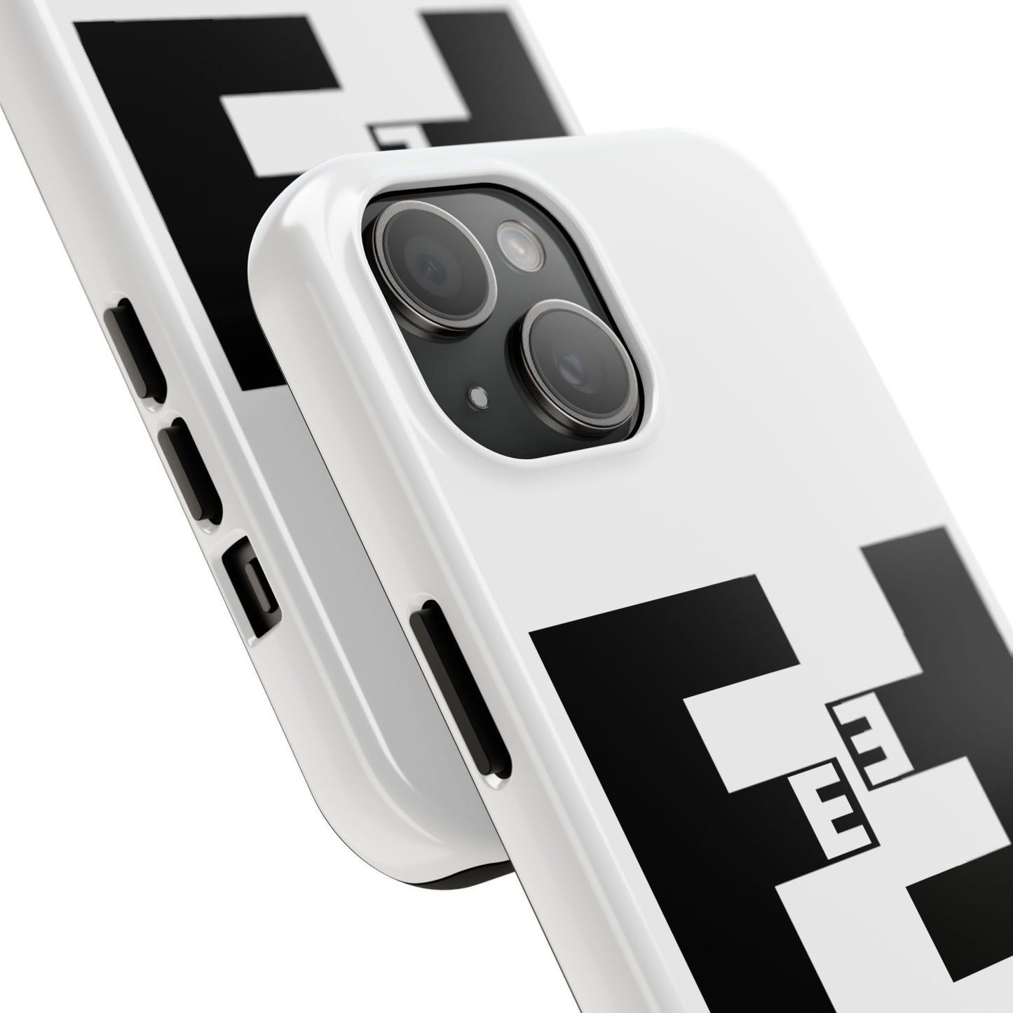 Fefe Designer Tough Phone Case — Bold Black Fefe Designer Monogram